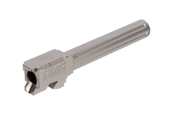 CMC Triggers fluted 416R stainless Glock 17 barrel with bead blasted stainless finish is chambered for 9x19mm Luger.